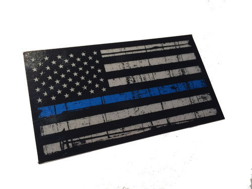 TBL USA Patch - Thin Blue Line Flag Design in Colored or Black and White  Versions - Thin Blue Line America in White Letters