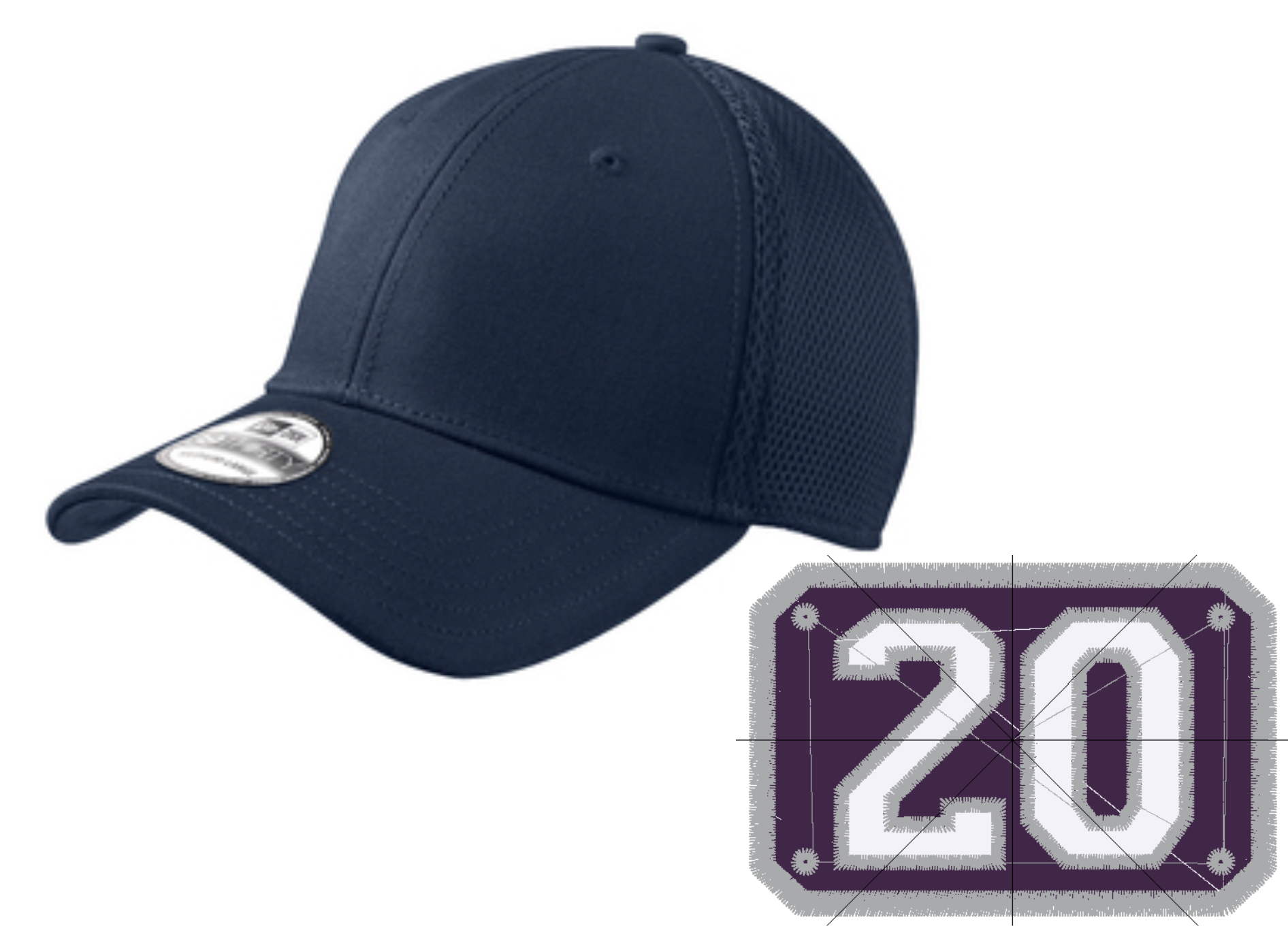 New Era Breathable Mesh Cap – Stretch Fit, Mid Profile 39THIRTY, Sizes S/M To L/XL 8 thumbnail image