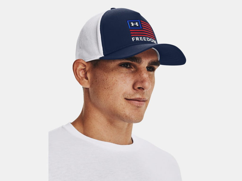 Load image into Gallery viewer, Men&#39;s UA Freedom Trucker Cap
