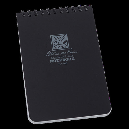 Black Universal Notebook 4"x6" - Tactical Wear