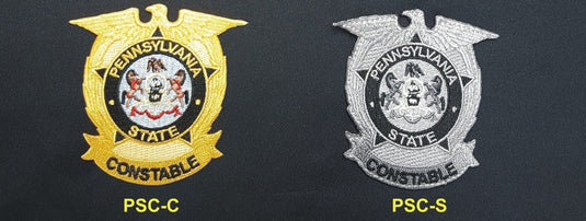 PA State Constable Badge Patches - Tactical Wear