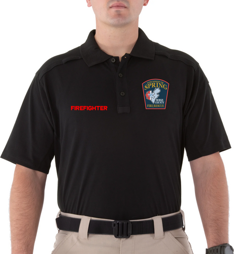 TSFD FIRST TACTICAL Men's Cotton Short Sleeve Polo