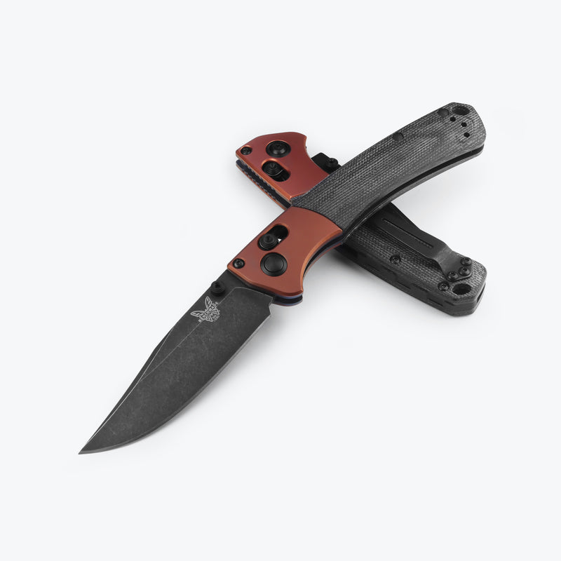 Load image into Gallery viewer, Mini Crooked River | Burnt Copper | Black Micarta - Tactical Wear
