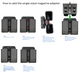 Load image into Gallery viewer, HERO'S PRIDE 1937 Edge Double Pistol Magazine Case - Universal Fit - Tactical Wear
