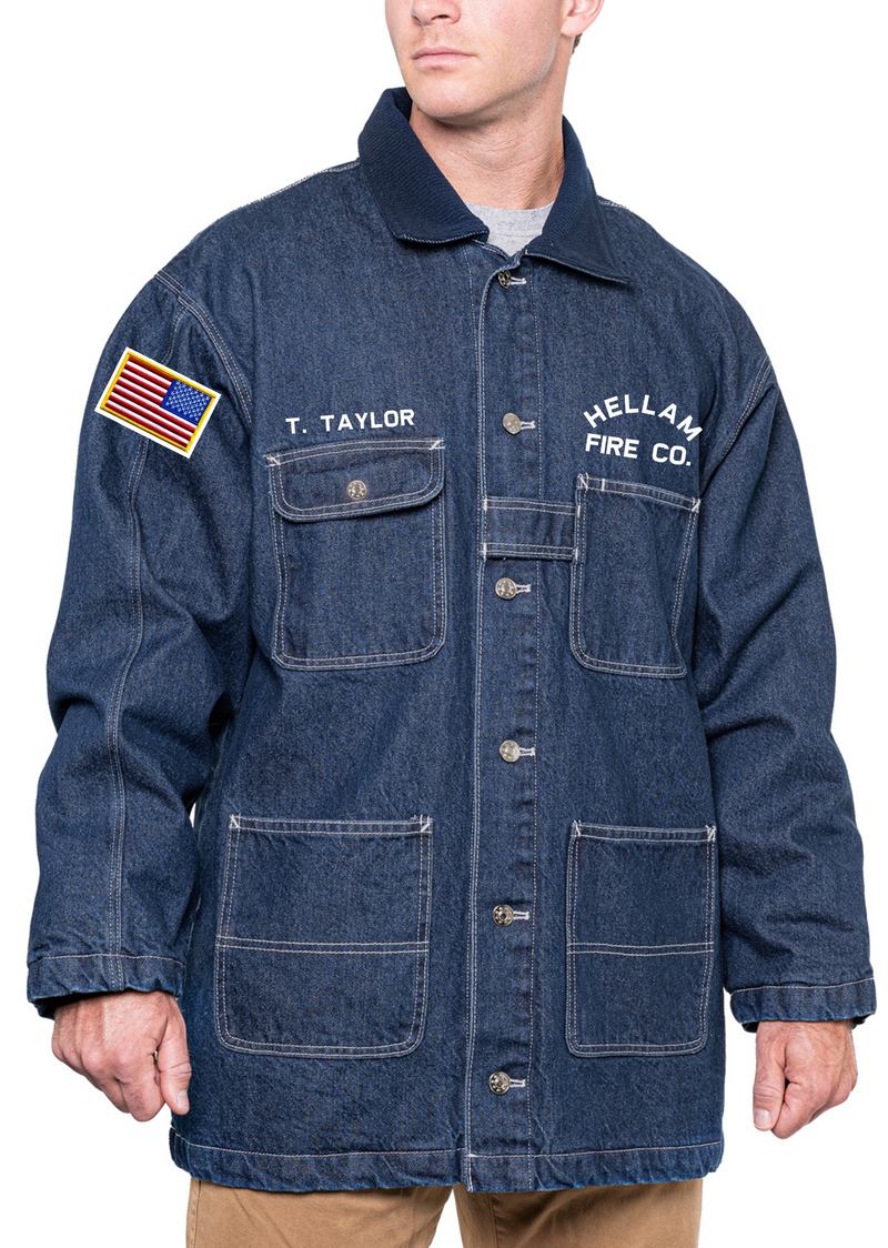 HELLAM FIRE GAME The Denim Chore Coat HELLAM FIRE GAME The Denim Chore Coat