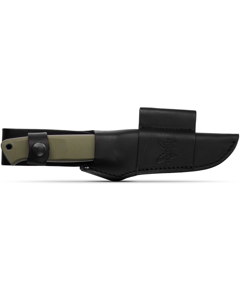 Load image into Gallery viewer, BUSHCRAFTER | OD GREEN G10| BLACK| CARBON FIBER | DROP-POINT
