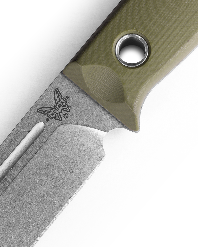 Load image into Gallery viewer, BUSHCRAFTER | OD GREEN G10| BLACK| CARBON FIBER | DROP-POINT
