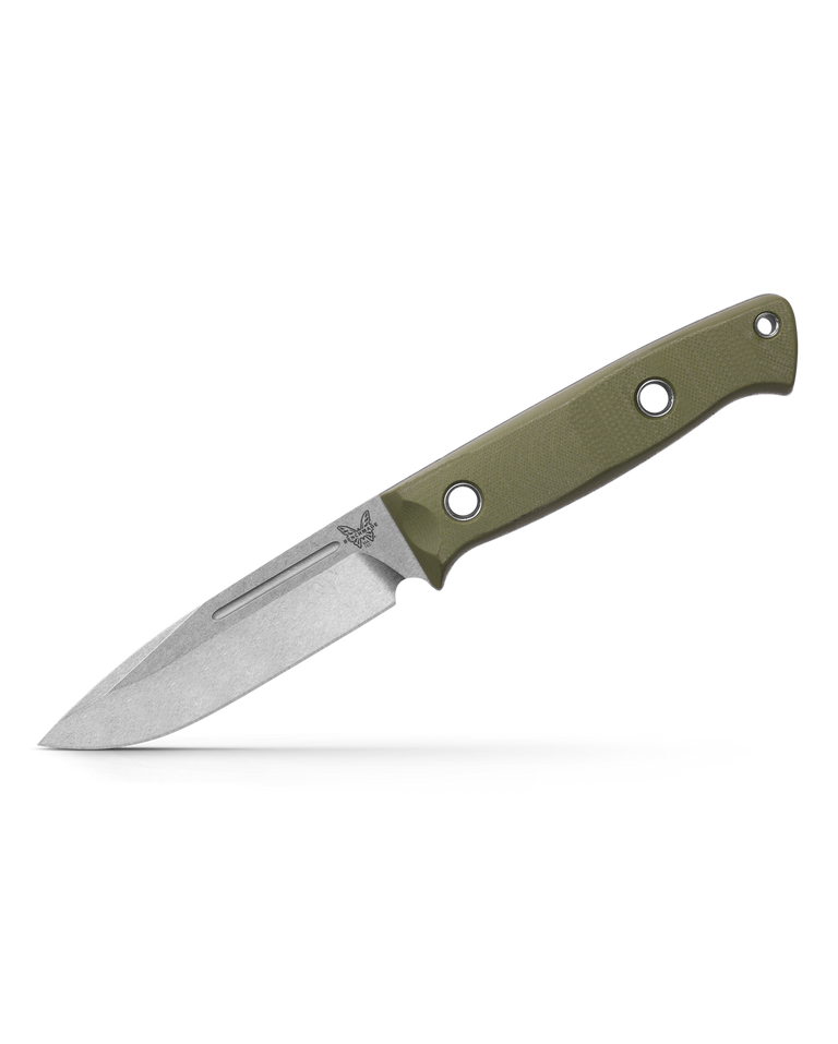 Load image into Gallery viewer, BUSHCRAFTER | OD GREEN G10| BLACK| CARBON FIBER | DROP-POINT
