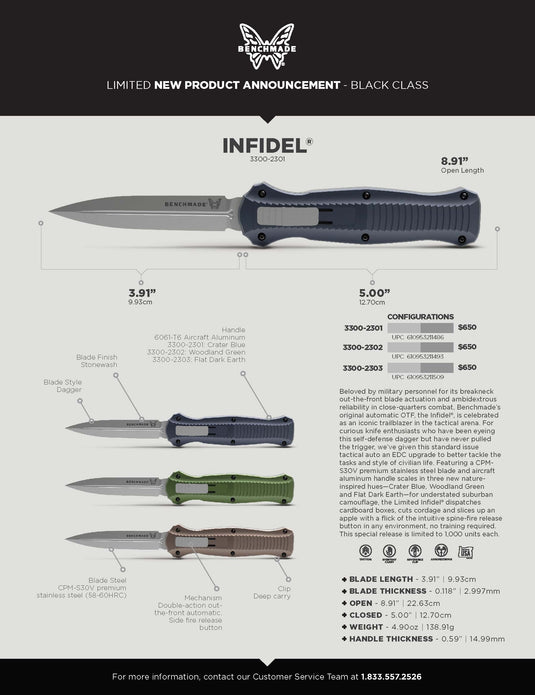 Benchmade INFIDEL® LIMITED NEW PRODUCT
