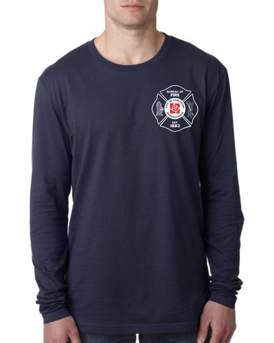 LCBF Next Level Apparel® Cotton Long Sleeve Tee