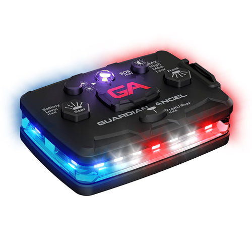 GUARDIAN ANGEL Infrared Hybrid Red/Blue Wearable Safety Light