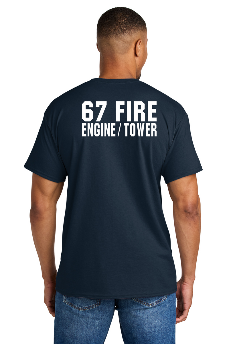 Load image into Gallery viewer, ROHRERSTOWN FD 8000 Gildan® - DryBlend® 50 Cotton/50 Poly T-Shirt

