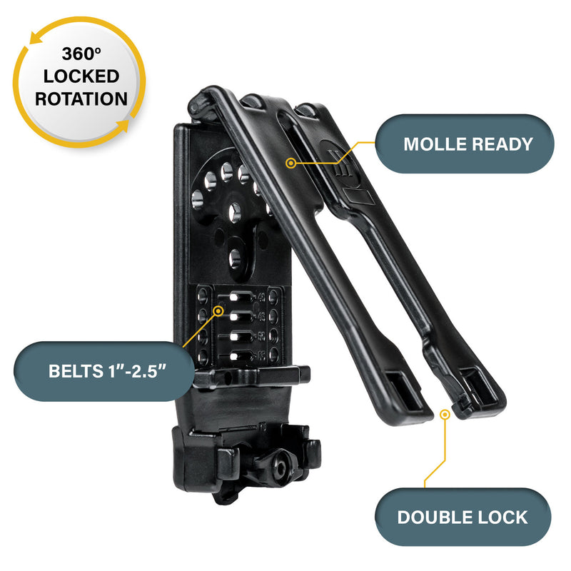 Load image into Gallery viewer, HERO'S PRIDE 1840 Flex Duty Radio Case - Universal fit - Tactical Wear
