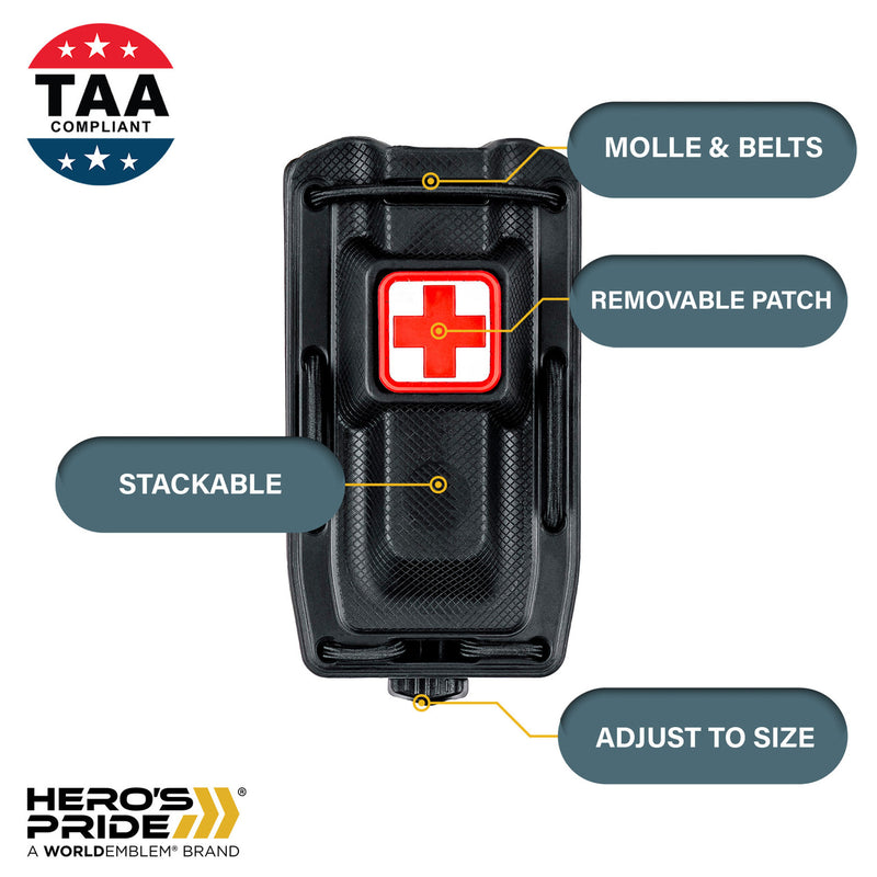 Load image into Gallery viewer, HERO'S PRIDE 1819 Flex Duty Tourniquet Case - Universal fit, Open - Tactical Wear
