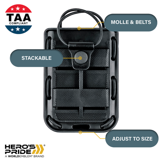 HERO'S PRIDE 1840 Flex Duty Radio Case - Universal fit - Tactical Wear