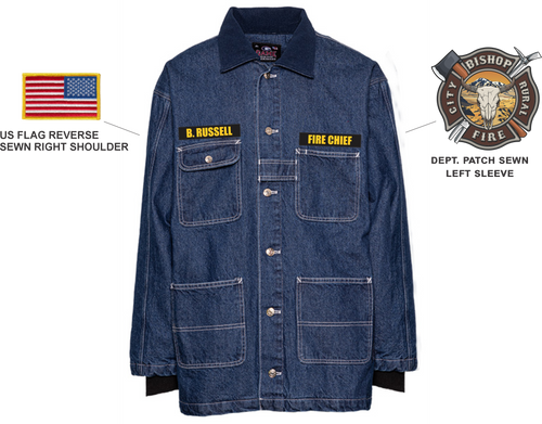 BISHOP FIRE GAME The Denim Chore Coat