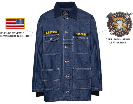 BISHOP FIRE GAME The Denim Chore Coat