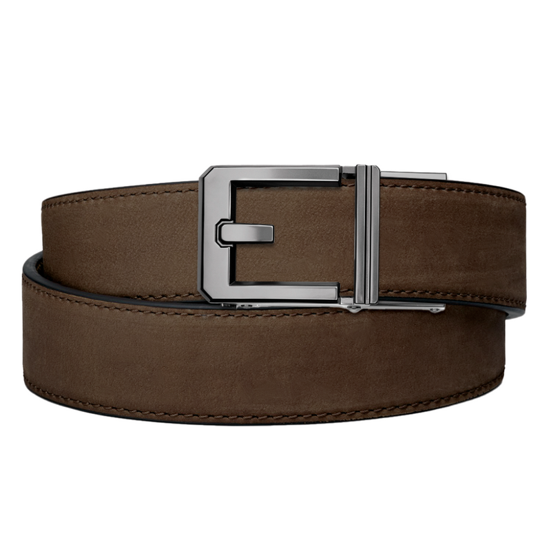 Load image into Gallery viewer, KORE X3 (GUNMETAL) BUCKLE -BLACK BUFFALO LEATHER GUN BELT 1.5
