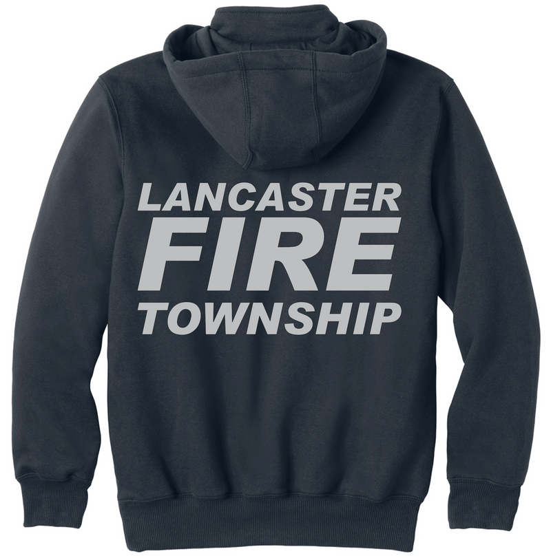 Load image into Gallery viewer, LTFD Carhartt ® Rain Defender ® Paxton Heavyweight Hooded Zip Mock Sweatshirt
