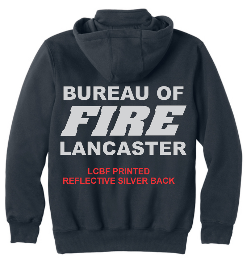 Load image into Gallery viewer, LCBF Carhartt® Rain Defender® Paxton Heavyweight Hooded Zip Mock Sweatshirt
