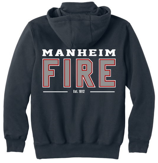 MANHEIM FIRE Carhartt ® Rain Defender ® Paxton Heavyweight Hooded Zip Mock Sweatshirt