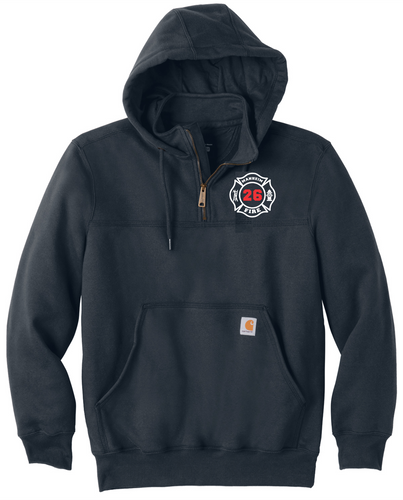 MANHEIM FIRE Carhartt ® Rain Defender ® Paxton Heavyweight Hooded Zip Mock Sweatshirt