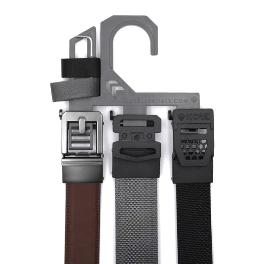 KORE X3 BUCKLE LEATHER GUN BELT 1.5