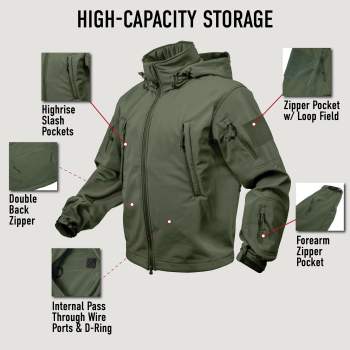 LTFD ROTHCO SPECIAL OPS SOFT SHELL JACKET