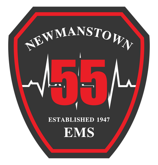 NEWMANSTOWN EMS Men's EdgeTec Long Sleeve Polo