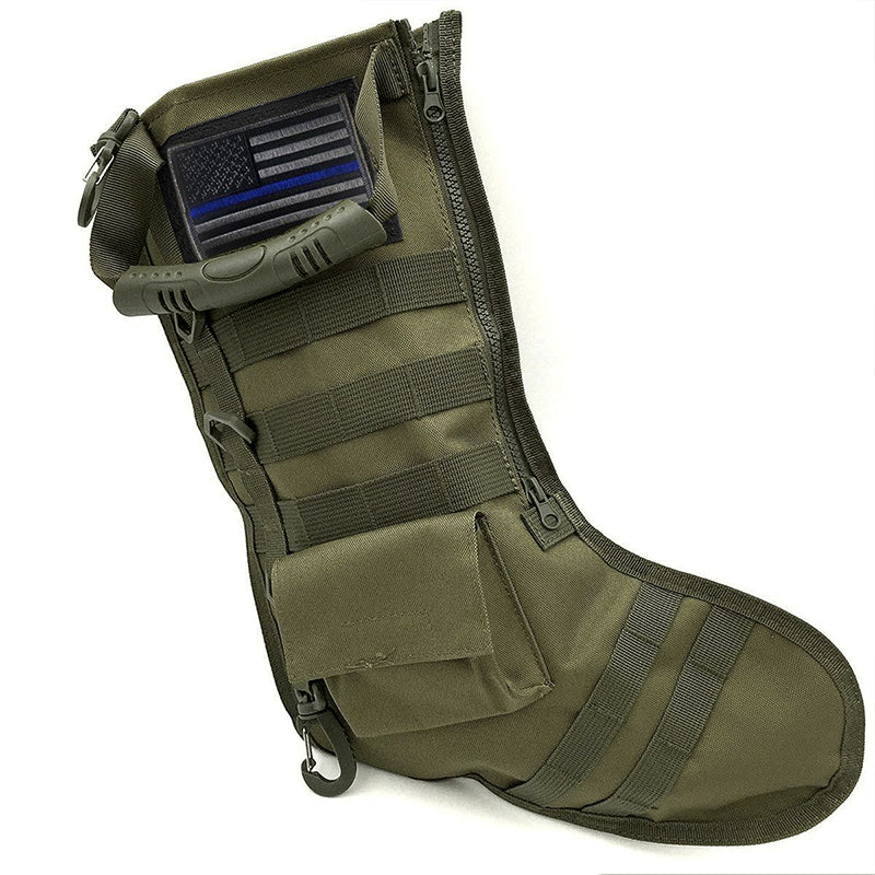 Load image into Gallery viewer, Thin Blue Line Christmas Tactical Stocking

