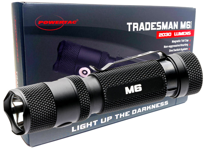 Load image into Gallery viewer, TRADESMAN M6-GEN3 - 2,030 LUMEN MAGNETIC TAIL CAP EDC LIGHT
