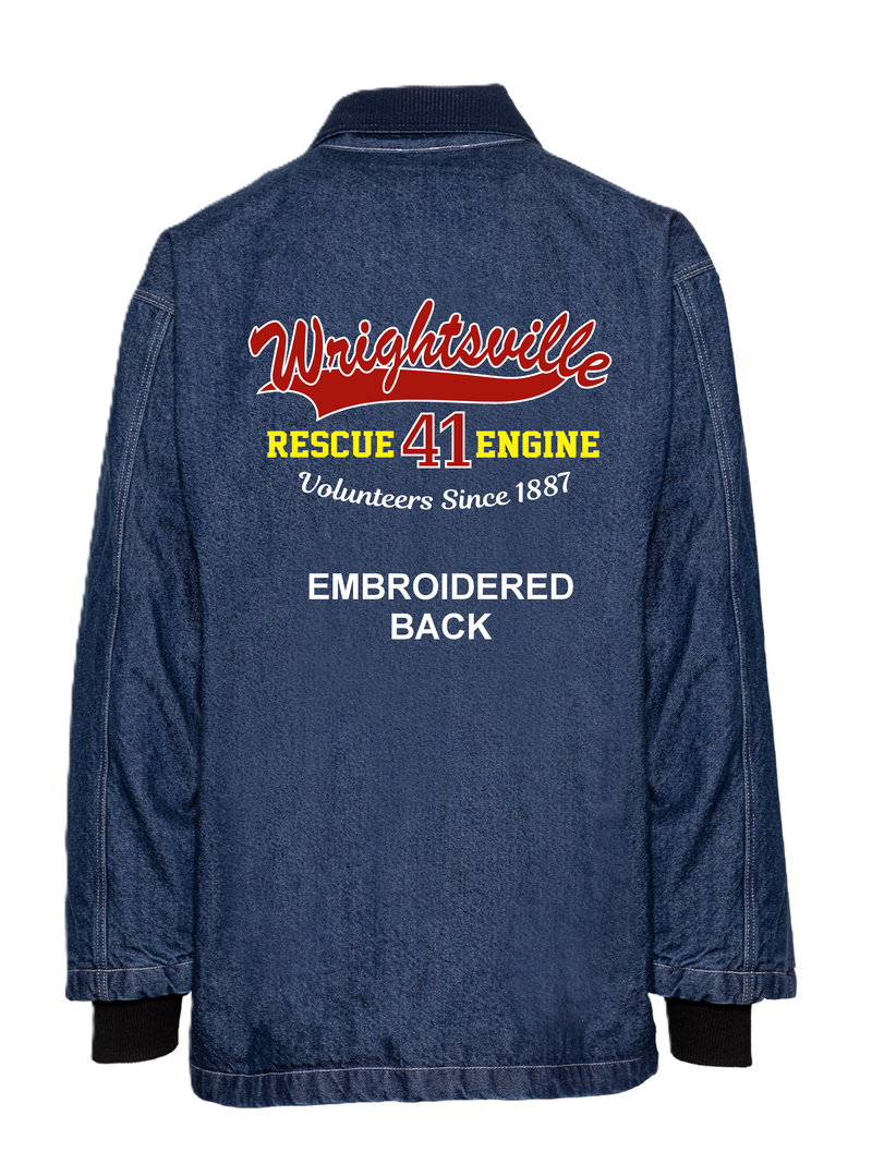 Load image into Gallery viewer, WRIGHTSVILLE FIRE GAME The Denim Chore Coat
