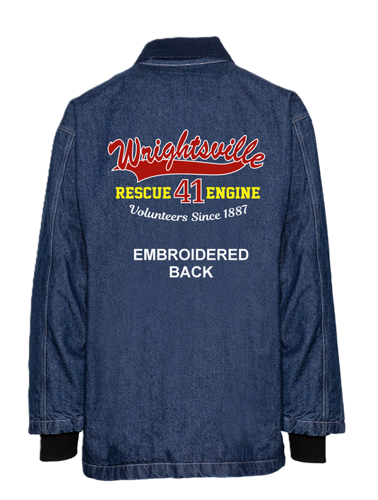 WRIGHTSVILLE FIRE GAME The Denim Chore Coat