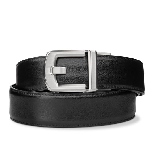 KORE X8 NICKEL BUCKLE LEATHER GUN BELT 1.5"