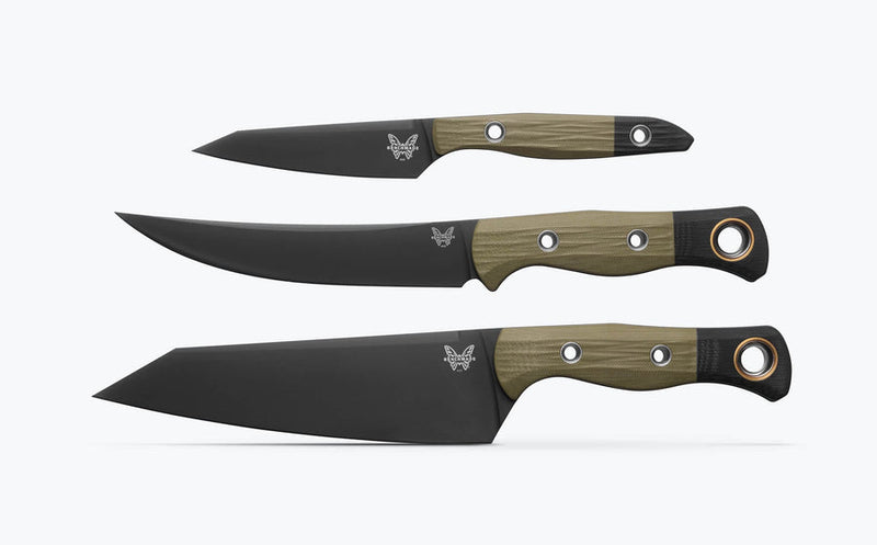 Load image into Gallery viewer, Benchmade 3 Piece Set | OD Green G10
