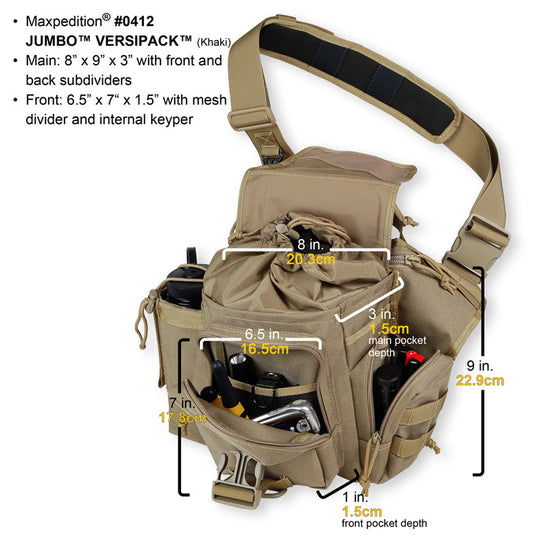 JUMBO™ VERSIPACK® - Tactical Wear
