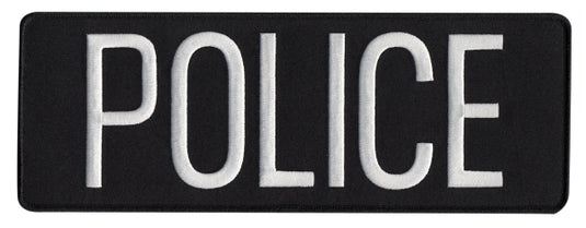 Hero's Pride POLICE BACK PATCH (EMBROIDERED) - Tactical Wear