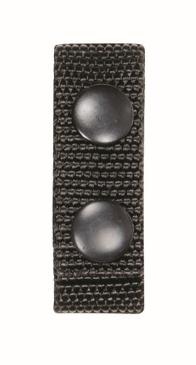 Load image into Gallery viewer, HERO&#39;S PRIDE BALLISTIC STANDARD BELT KEEPERS 7/8&quot;, FITS: 2&quot;W DUTY BELT, BLACK, BLACK SNAPS

