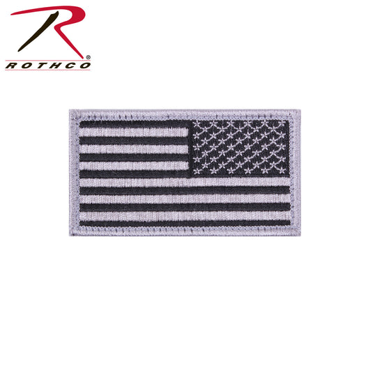 Thin Blue Line / Thin Red Line US Flag Patch Velcro Hook Back
