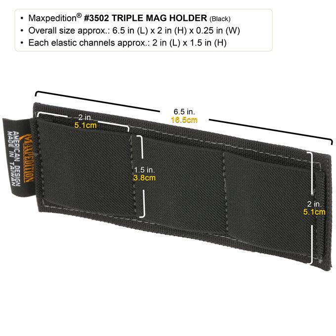 Load image into Gallery viewer, TRIPLE MAG HOLDER - Tactical Wear
