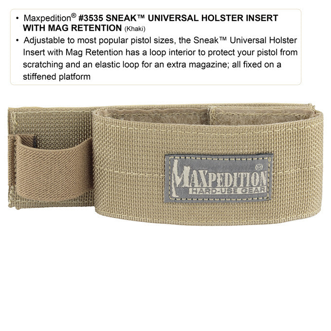 Load image into Gallery viewer, SNEAK™ Universal Holster Insert with mag Retention - Tactical Wear
