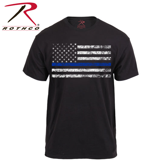 Rothco Short Sleeve Thin Blue Line T-Shirt
