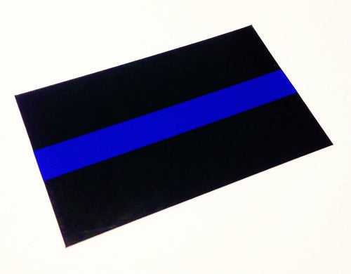 THIN BLUE LINE (EMBLEM) REFLECTIVE DECAL STICKER - Tactical Wear