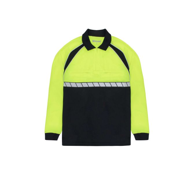 Load image into Gallery viewer, BLAUER LONG SLEEVE COLORBLOCK PERFORMANCE POLO SHIRT - Tactical Wear
