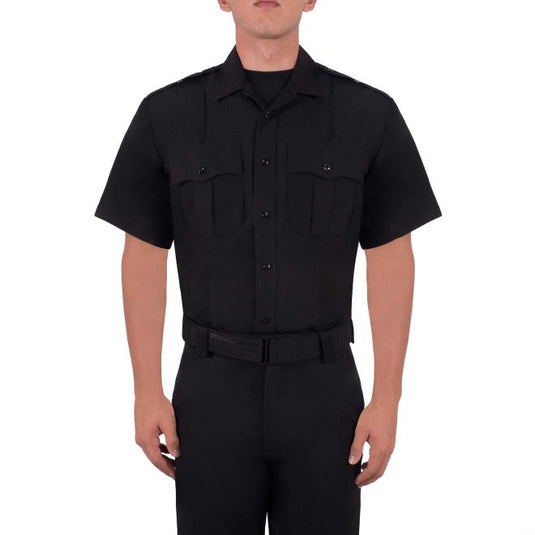 BLAUER SHORT SLEEVE ZIPPERED POLYESTER SHIRT - Tactical Wear