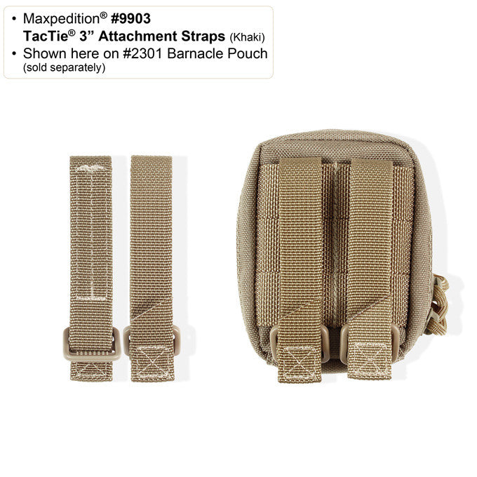 Load image into Gallery viewer, Maxpedition 3&quot; TacTie™ (Pack of 4) - Tactical Wear
