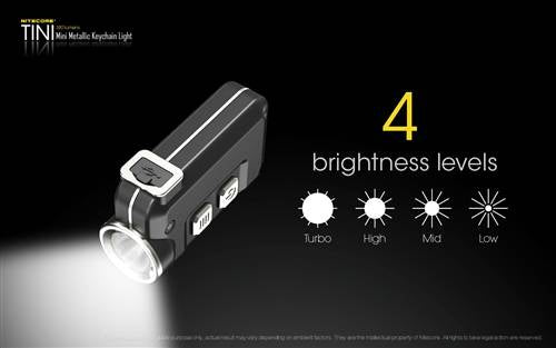 Load image into Gallery viewer, Nitecore TINI 380 Lumen Super Small USB Rechargeable LED Keychain Flashlight - Tactical Wear
