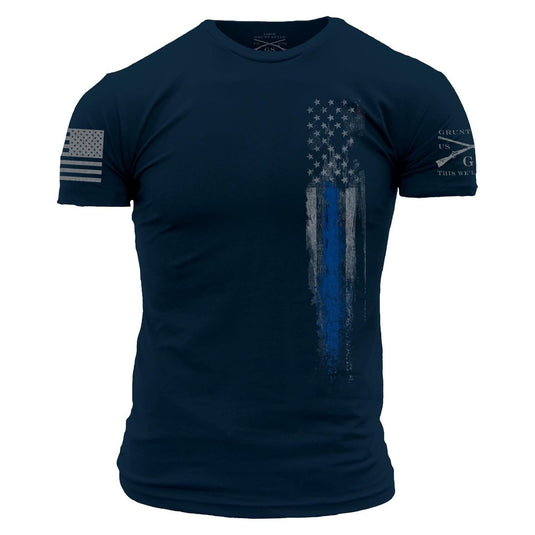 GRUNT STYLE BLUE LINE FLAG TEE