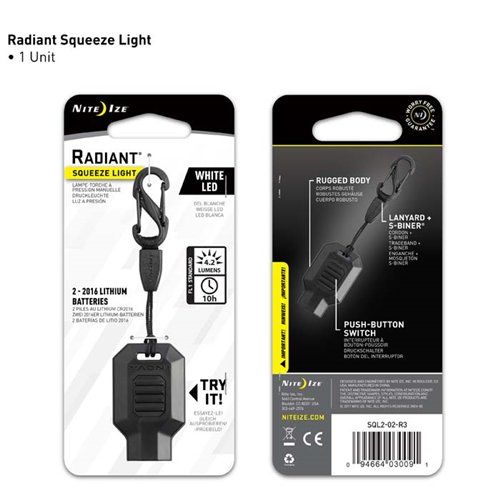 Nite-Ize Radiant Squeeze Light LED Key Chain Light