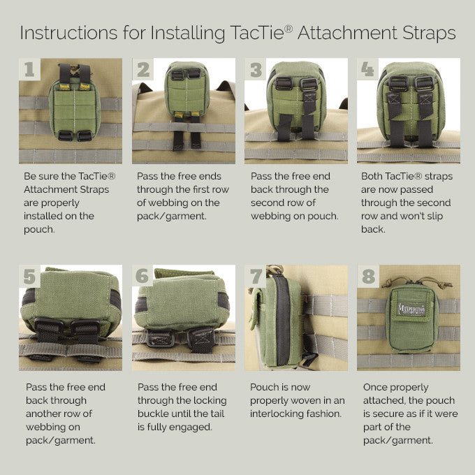 Load image into Gallery viewer, Maxpedition 3&quot; TacTie™ (Pack of 4) - Tactical Wear
